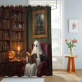 thumbnail image 4 of Halloween Shower Curtains for Bathroom, Country Horror White Ghosts Pumpkin Cat Waterproof Fabric Shower Curtain, Decorative Bathroom Curtain for Bathtub, 72"x84", No Hooks Included, 4 of 9