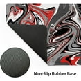 thumbnail image 4 of Abstract Fluid Marbled Design Gaming Mousepad Big Desk Mat Mousepad Keyboard Pad XXL with Anti-Slip Rubber Base Large Keyboard PC Computer Pad Gaming Mouse Mat for Home Worker Gamer 35.4"x15.7", 4 of 6