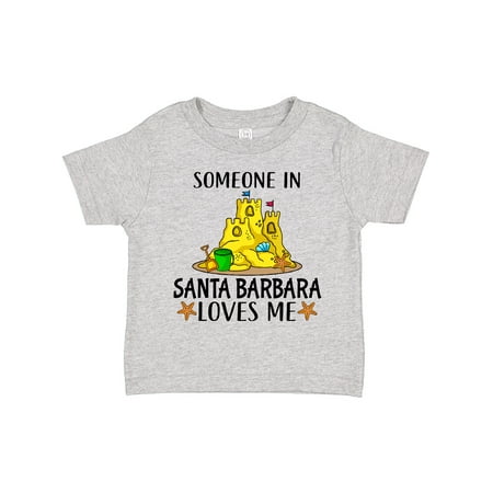 

Inktastic Someone in Santa Barbara Loves Me Gift Toddler Boy or Toddler Girl T-Shirt
