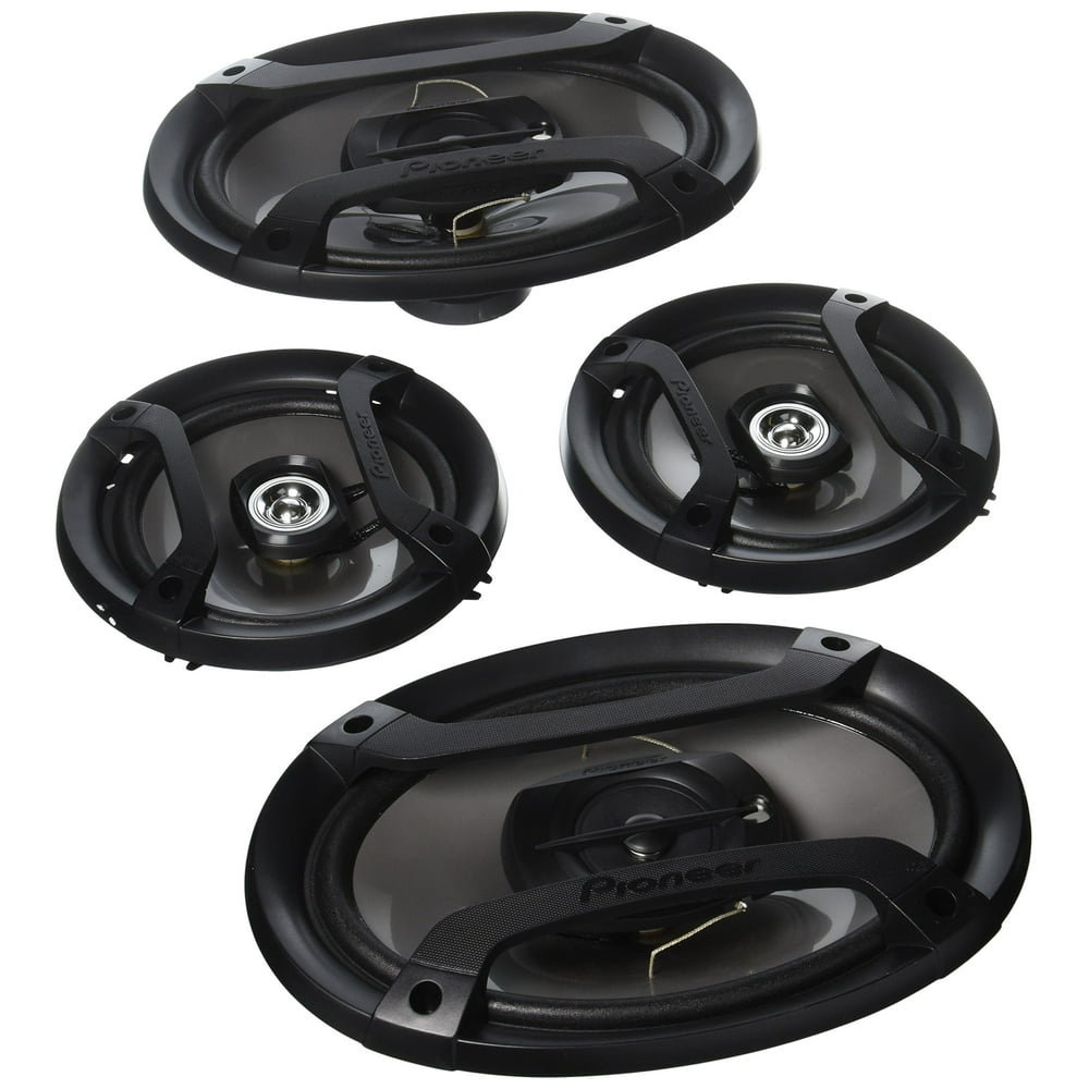 Pioneer TS165P + TS695P Two Pairs 200W 6.5" + 230W 6x9" Car Audio 4