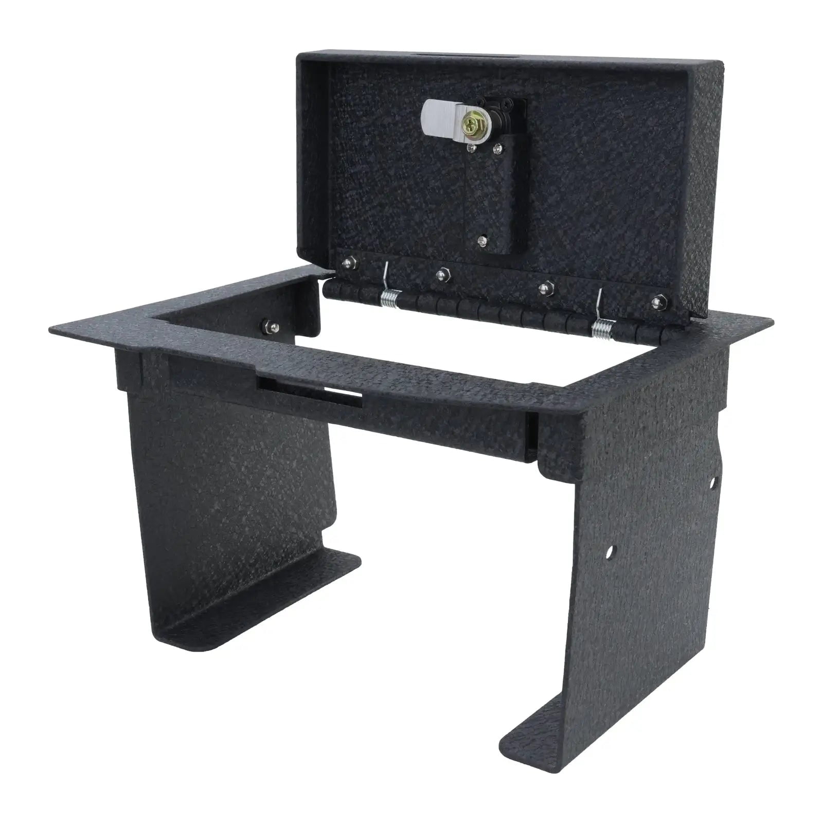 Center Console Gun Safe Vault - WASAI Console Lock Box Compatible with 2013-2018 Dodge Ram 1500/2500/3500 with CD Player, 4-Digit Combo Lock with Key.