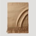 thumbnail image 2 of Solid Color Lamb Wool Scarf, Oversized Winter Wrap, 100% Wool Shawl in several Colors,32*190cm,10, 2 of 59