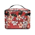 thumbnail image 4 of HELLHERO Flowers Portable Travel Makeup Bag Large Cosmetic Bag with Large Capacity Handle Women Men, 4 of 6