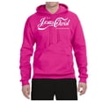 thumbnail image 2 of Enjoy Jesus Christ and Thou Shalt Never Thirst Coke Parody | Mens Inspirational/Christian Hooded Sweatshirt Graphic Hoodie, Fuschia, Large, 2 of 3