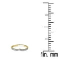 thumbnail image 3 of Dazzlingrock Collection 0.25 Carat (ctw) 10K Round White Diamond Anniversary Wedding Ring Matching Band 1/4 CT, Yellow Gold, Size 9, 3 of 5