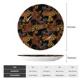 thumbnail image 2 of Daiia Embroidery Chicken Rooster And Sunflowers Printed Pattern Ceramic Plate Dinner Plates Bone China Decorative Plates with Display Stand Art Ceramic Ornaments for Wall Hanging Decoration-10in, 2 of 6