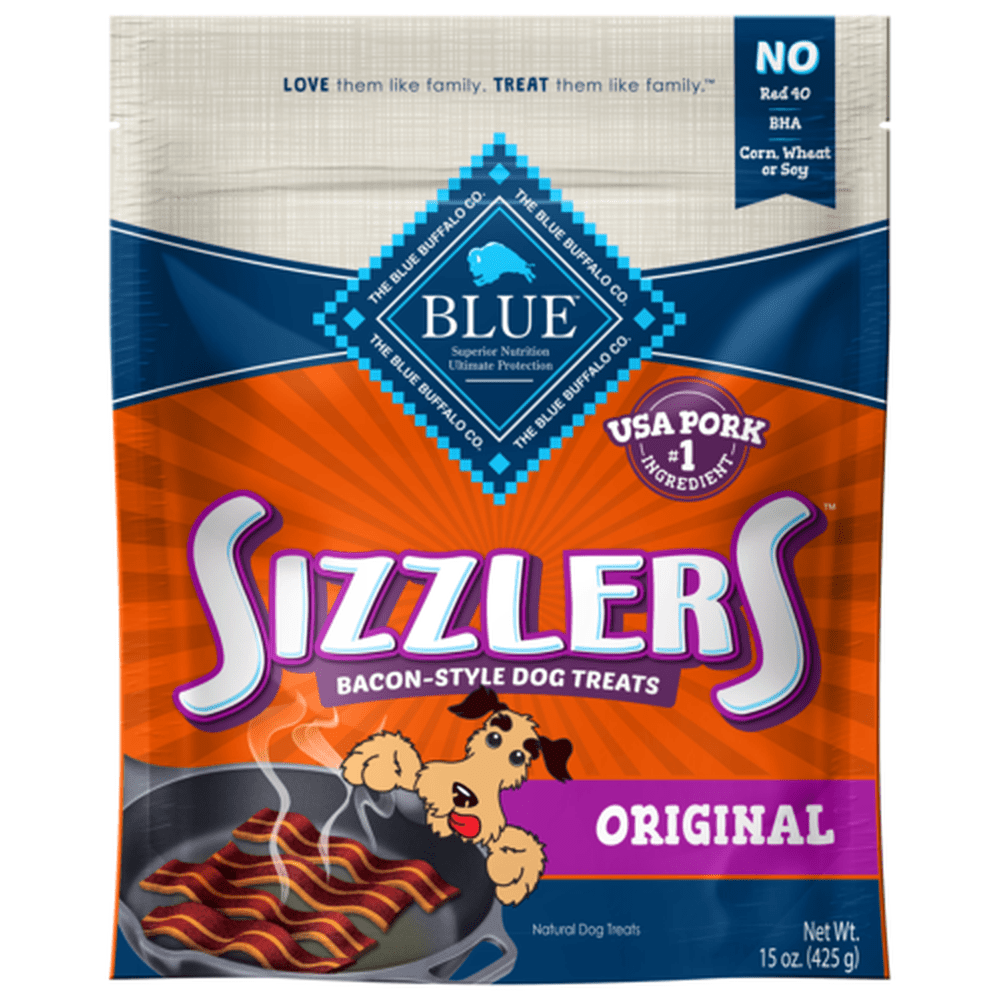 Blue Buffalo Sizzlers Original Pork Dog Treats