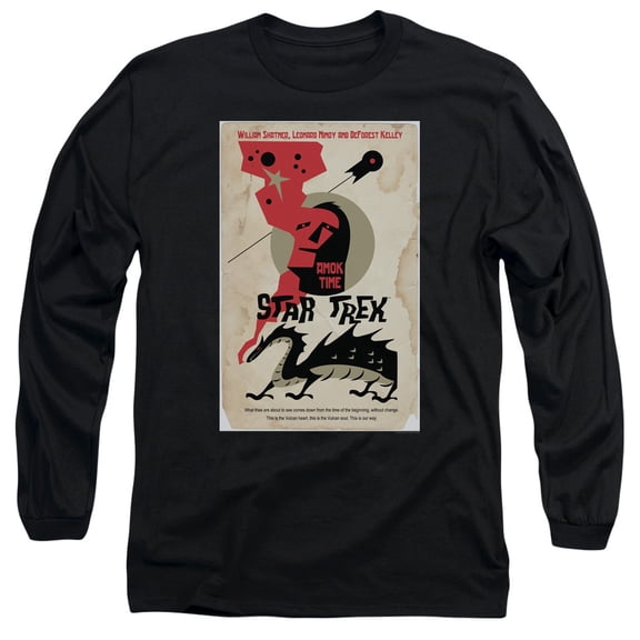 Star Trek Tos Episode 30 Adult 18/1 T-Shirt Black