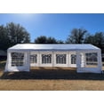 thumbnail image 2 of 26'x13' PE White Tent - Heavy Duty Party Wedding Tent Canopy Carport - By DELTA Canopies, 2 of 7