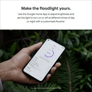 Google Nest Cam with Floodlight (Snow) Surveillance Camera