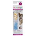 thumbnail image 1 of Nail Caps Kitty Caps para gatos, tamaño mediano (4-6 kg), color blanco/naranja/azul, 1 of 4