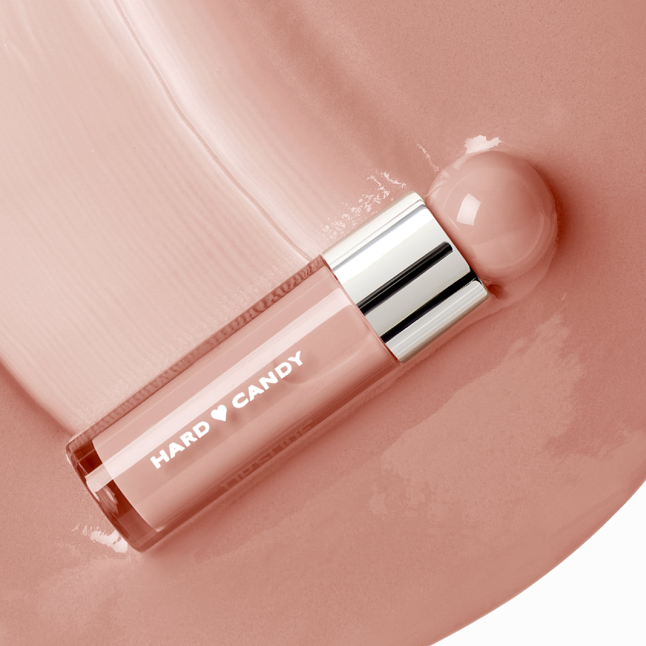 Hard Candy Glosstopia Lip Slide Creamy Lip Oil, Hydrating Gloss, Smooth Finish, Sugar Spin, Nude