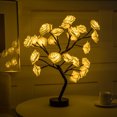 thumbnail image 3 of CAROOTU LED Lamp Rose Flower Tree Shape Battery Powered Decorative LED Table Lights Parties Xmas Wedding, 3 of 7