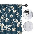 thumbnail image 4 of Blackout Kids Curtains,Pioneer Flower Floral Print Pattern Childrens Insulated Curtains Set Of 2,Bedroom Essentials,Toddler Room Decor 42"x54", 4 of 5
