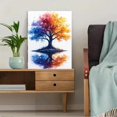 thumbnail image 5 of Qisvanset Framed Canvas Wall Art, 12x16 Inch Colorful Psalm Watercolor Pastor Gift Print, 5 of 5
