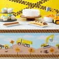 thumbnail image 2 of 3Pcs 54 X 108" Construction Disposable Plastic Covers Tablecloths Birthday Party, 2 of 6