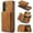 Brown, variant on Detachable Back Cover For Samsung Galaxy A15 A35 A55 Wallet Case with Card Holder Magnetic For Samsung Galaxy A15 A35 A55 Leather Phone Cases