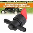 thumbnail image 3 of Fuel Tap, 5 Pcs 1/4" Shut Off Valve Fuel Gas Tank Cut Off Switch Garden Lawn Mower Accessory, 3 of 5