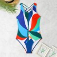 thumbnail image 5 of Aloohaidyvio Women's Plus Size One Piece Swimsuit Training Bathing Suits Lap Racerback Swimwear Sports Swimming Suits Teens, 5 of 6