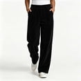 thumbnail image 4 of Aezemi Womens Corduroy Straight Leg Pants Winter Elastic Waist Comfy Outdoor Fashion Pants Pull on Fall Casual Workout Trousers with Pockets S, 4 of 5