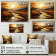 thumbnail image 4 of Designart "Fields During The Golden Hour" Countryside Floater Framed Wall Decor, 4 of 5