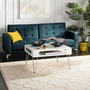 Safavieh Keaton Mid-Century Glam Lacquer Coffee Table, White