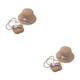 thumbnail image 1 of Sonducket 2 piezas Sombrero para el sol para niñas con protección para el cuello Manténgase fresco y protegido Sombreros de paja y conjuntos Type1 NO1, 1 of 6