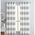 thumbnail image 1 of hometrends Mason Stripe Window Panel, 1 of 1