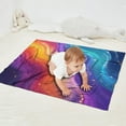 thumbnail image 2 of Rainbow Tie Dye Wave Pattern Blanket,Comfortable Soft Flannel Throw Blanket,All Season,Warm Lightweight Blankets for Sofa Bed Couch Living Room Chair,30"x40", 2 of 4