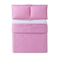 Truly Soft Everyday Solid Jersey Pink Full / Queen Comforter Set