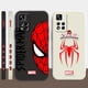 thumbnail image 2 of Case For Redmi Note 12 11 11T 11R 11E 9 9S 8 7 7S PRO PLUS 4G 5G Simple Liquid silicone Case Marvel's Spider-Man Spider Face, 2 of 5