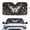 Butterfly & Lavender, variant on Uourmeti Playful French Bulldog Windshield Sun Shade - Paw Print Design, Foldable UV & Heat Blocker - Cute Car Accessory for Dog Lovers
