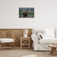 thumbnail image 3 of Stupell Industries Moose Swimming in Lake Animals Painting Gray Floater Framed Canvas Art Print Wall Art, 25 x 17, 3 of 10