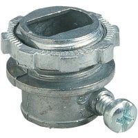 Thomas & Betts Armored Cable/Conduit Connector AC Electrical Cable Connector - Set Screw - 5-Pack, 3/8 In