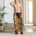 thumbnail image 2 of Sikiie Antique Map Adventure Scene Pajama Pants Men, PJ Bottoms, Sleep & Lounge Pants-Medium, 2 of 6