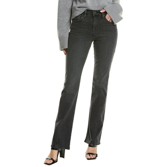 HUDSON Jeans womens  Blair High-Rise Black Rinse Bootcut Jean, 32, Black