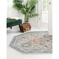 thumbnail image 3 of Rugs.com Newport Collection Rug – 7' Octagon Multi Medium Rug Perfect For Living Rooms, Kitchens, Entryways, 3 of 9