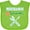 Apple Green, variant on Inktastic Mechanic in Training Boys or Girls Baby Bib