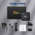 thumbnail image 3 of X96Mini Android 11 Smart TV Box S905w2 Quad Core 2.4g 5.8g Wireless Wifi Media Player with RC Black EU Plug 1G+8G, 3 of 5