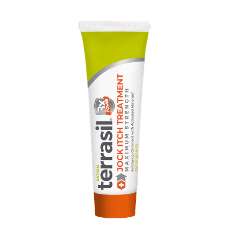 Terrasil Jock Itch Cream, Clotrimazole 1% Antifungal Jock Itch Medicine Extra Strength, Fast Relief, Natural Soothing Care (1oz)