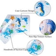 thumbnail image 2 of Cartoon Kids Bath Mat - Non Slip Bathtub Mat 35x16 Inch XL Large Size Tub Mats Anti Slip Shower Mats for Bathroom Floor (Octopus), 2 of 8