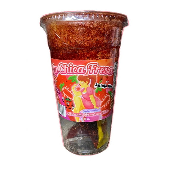 Antojo mix La chica Fresa - Michelada con sabor a Fresa (6ct)