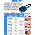 thumbnail image 3 of GFDYREE Dog Muzzle Anti Biting Barking and Chewing with Comfortable Mesh Soft Fabric and Adjustable Strap, Suitable for Small, Medium and Large Dogs(Blue Trim,S), 3 of 7