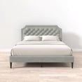 thumbnail image 4 of Glenwillow Home Curta Upholstered Bed in Stone, Queen, 4 of 8