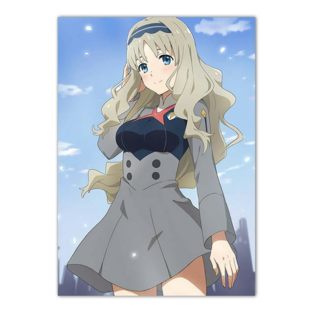 Póster mural con imagen de Darlings In The Franxxs Anime H