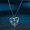 Silver, variant on Origami Hollow Out Heart Stainless Steel Necklace Love Valentine Gift