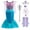 B, variant on Little Mermaid Costume for Girls Princess Ariel Dress Up Cosplay with Accessories
