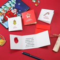 thumbnail image 2 of Tarjeta de felicitación de Navidad, Mini postal de Año Nuevo, tarjetas de felicitación de bendición de Navidad, sobre de regalo para niños, decoración de fiesta en casa, 2024, 2 of 4