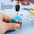 thumbnail image 3 of New Arrivals 74Pcs Electric Resin Drill Sets, with 3-Jaw Clamp, 3 of 6