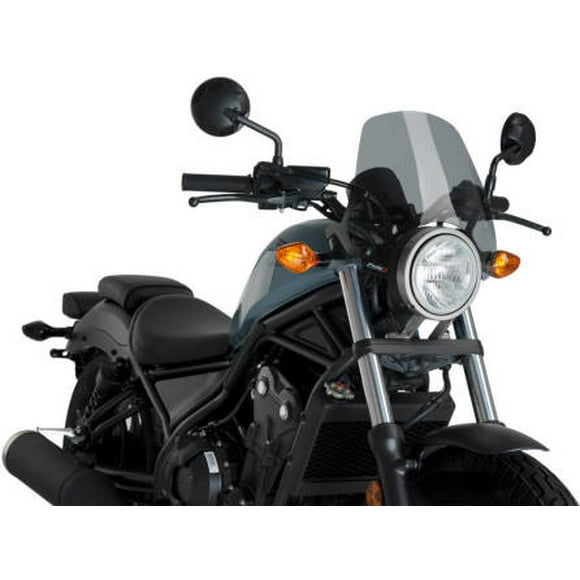 PUIG Naked New Generation Sport Windscreen, Light Smoke